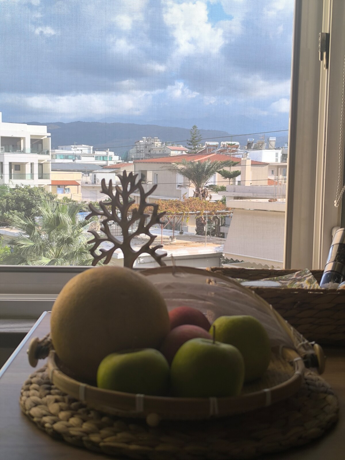 Blick aus dem Fenster